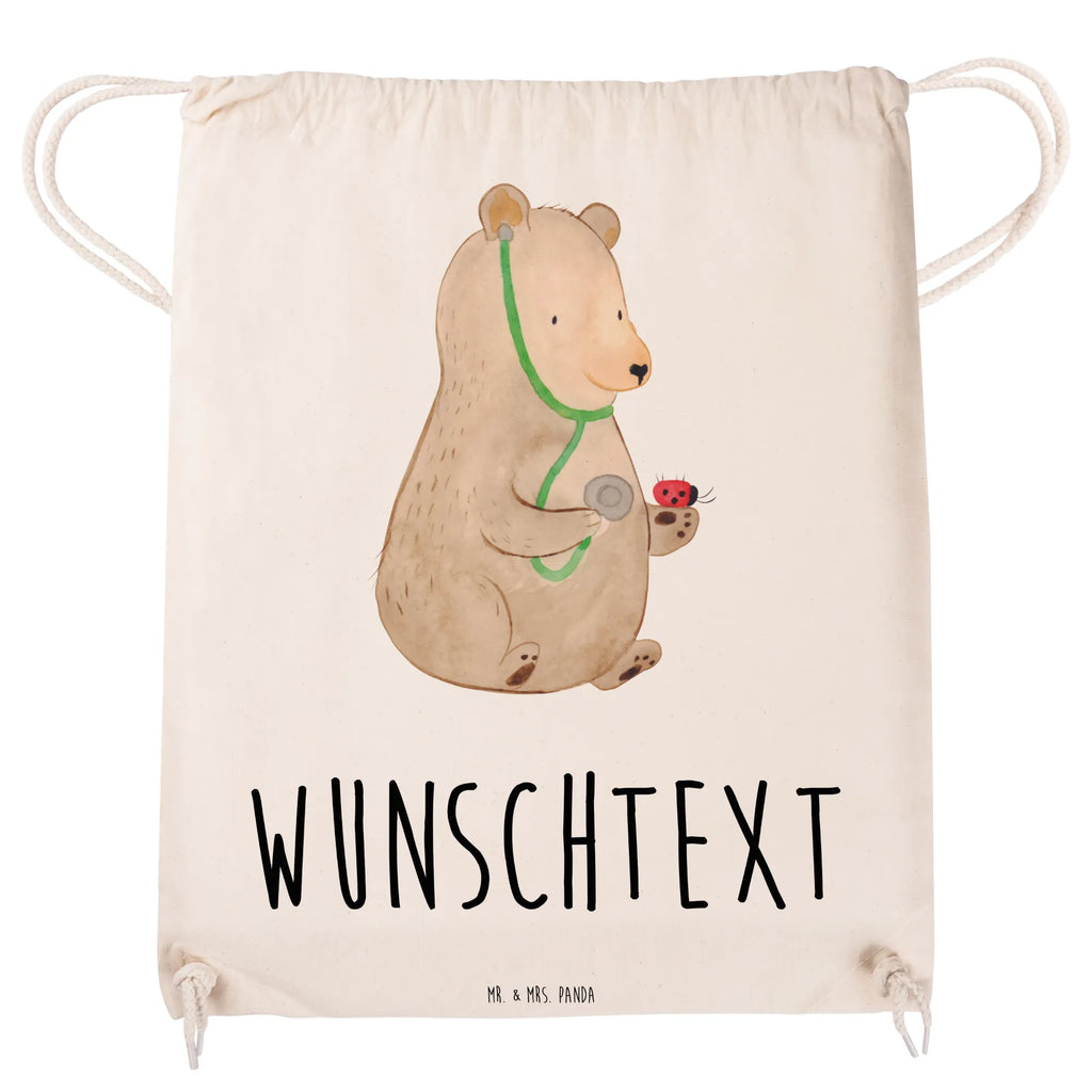 Spersonalizowana torba sportowa niedźwiedź lekarz Niedźwiedź, Miś, Pluszowy miś