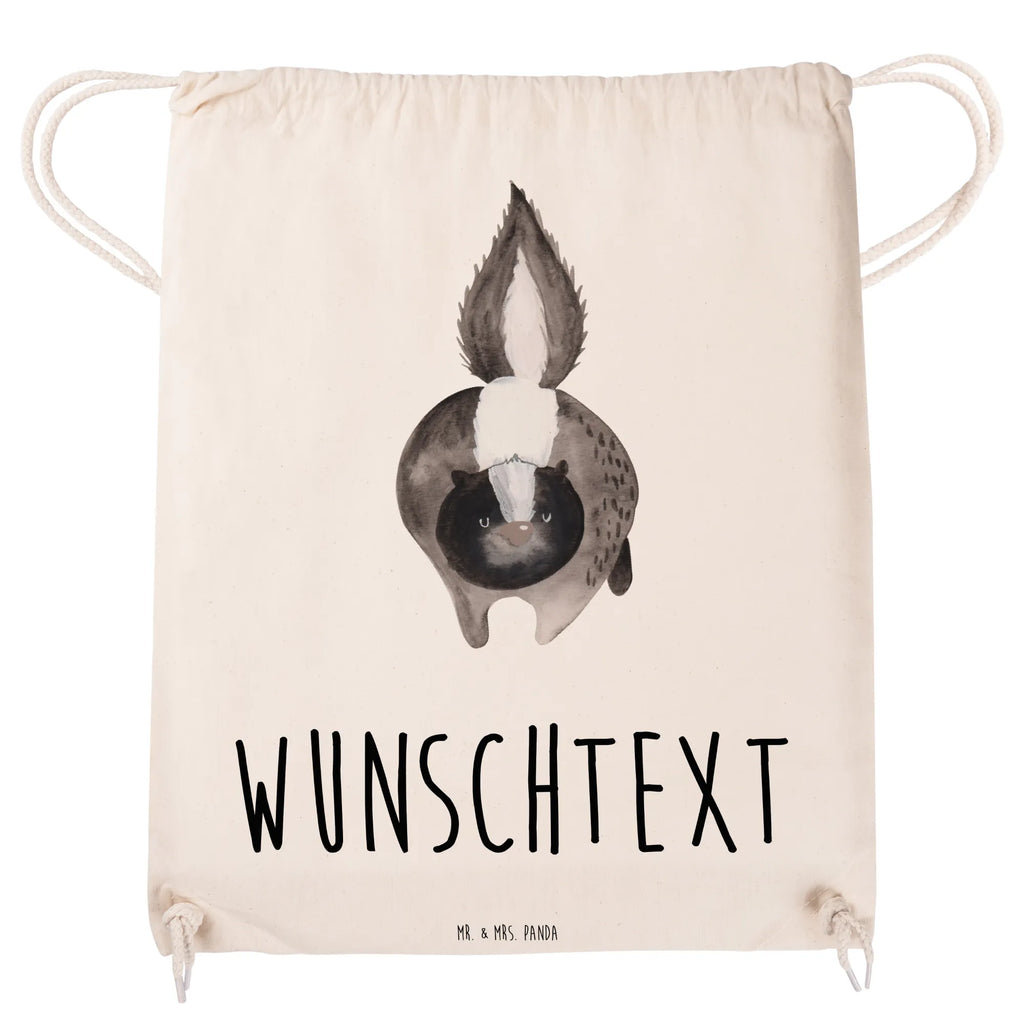 Personalized Sports Bag skunk attack Skunk, skunk, predator, angry, stinker, threatening, wild animal, stinky