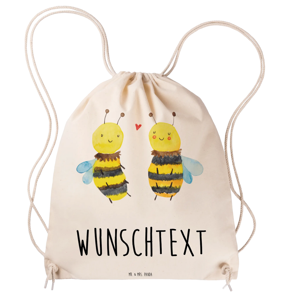 Personalized Sports Bag bee In love wasp, bumblebee
