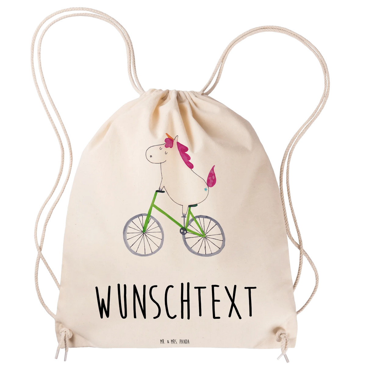 Personalized Sports Bag unicorn cyclist unicorn, unicorns, fairy dust, grief, love affliction, bike, wheel, present, luxury problem, cycling, confetti, cyclist gift
