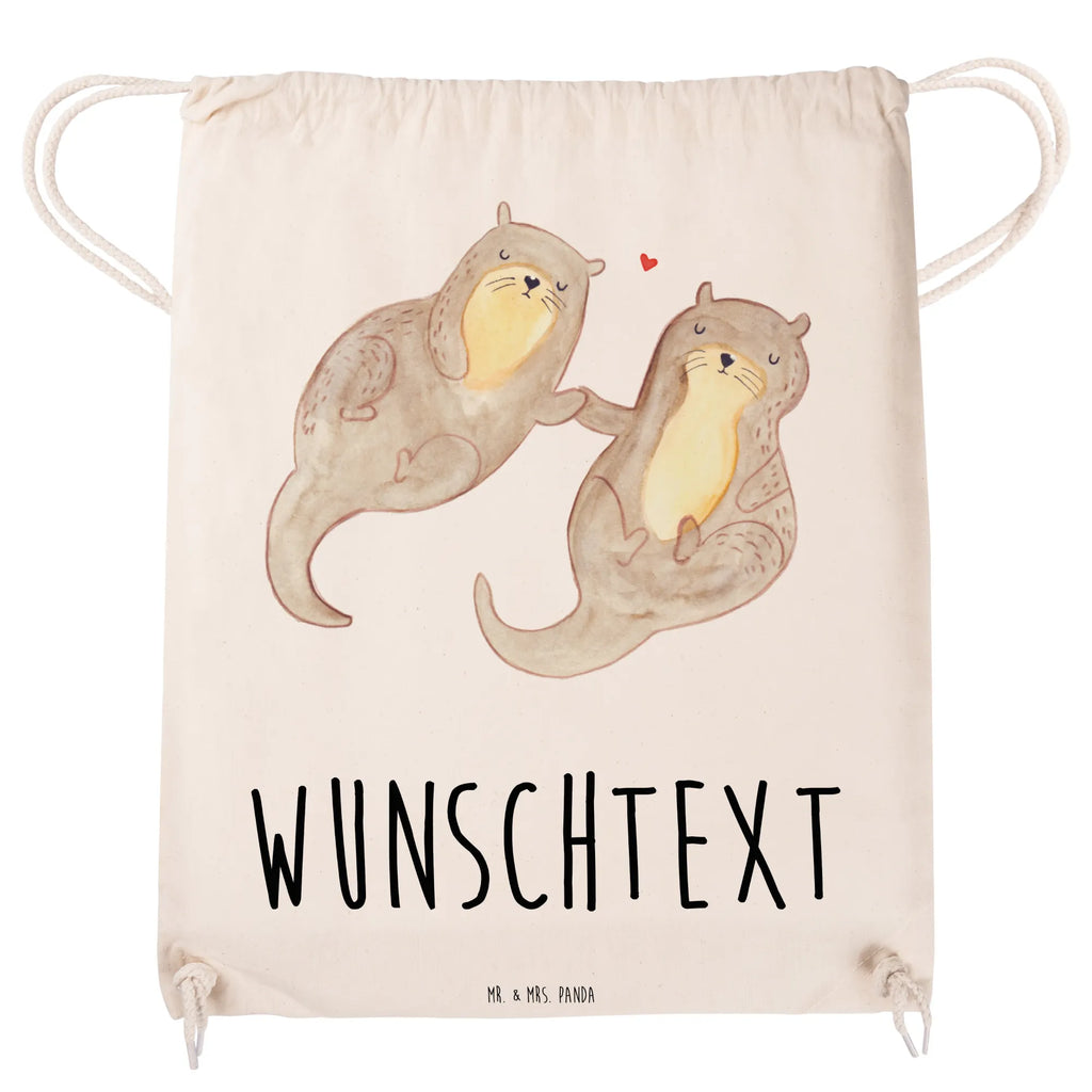 Personalized Sports Bag otter holding hands otter, marten, sea otter, European otter, water mammal, aquatic animal, baby otter, predator, water, otter gifts, animal lover, gift ideas for animal lovers, animal, mammal, water animal, gifts for people in love, Otter Sea Otter Lake Otter