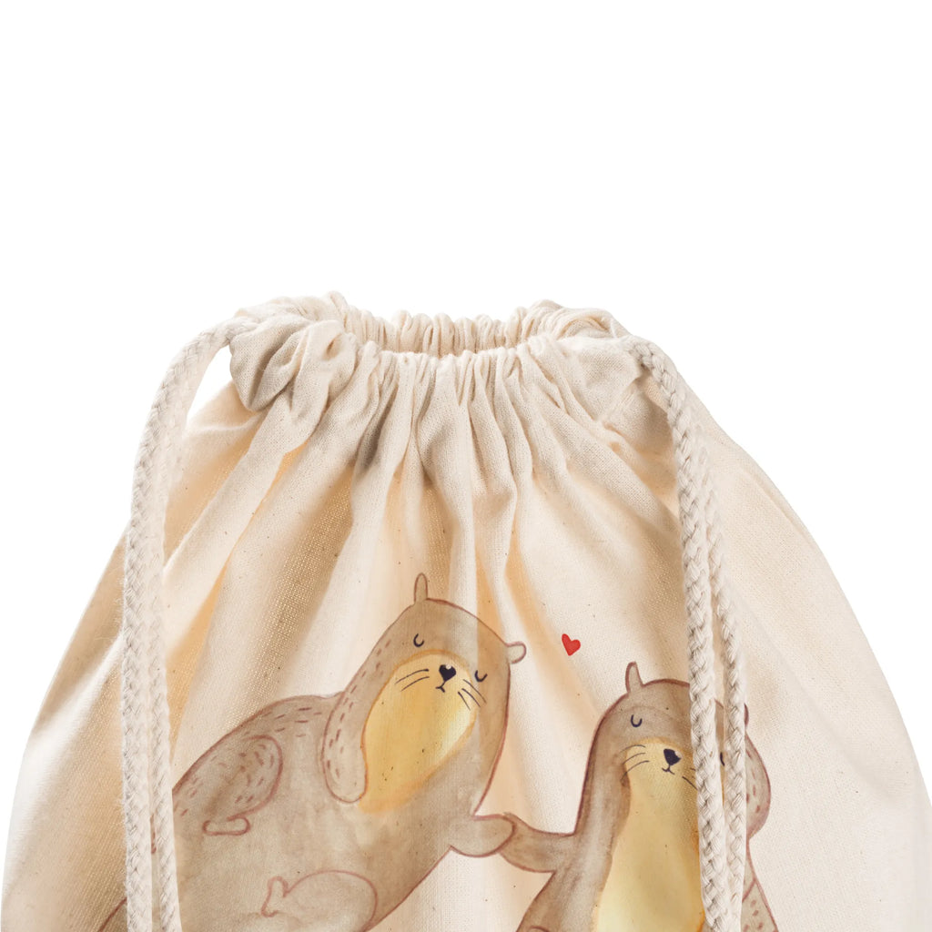 Personalized Sports Bag otter holding hands otter, marten, sea otter, European otter, water mammal, aquatic animal, baby otter, predator, water, otter gifts, animal lover, gift ideas for animal lovers, animal, mammal, water animal, gifts for people in love, Otter Sea Otter Lake Otter