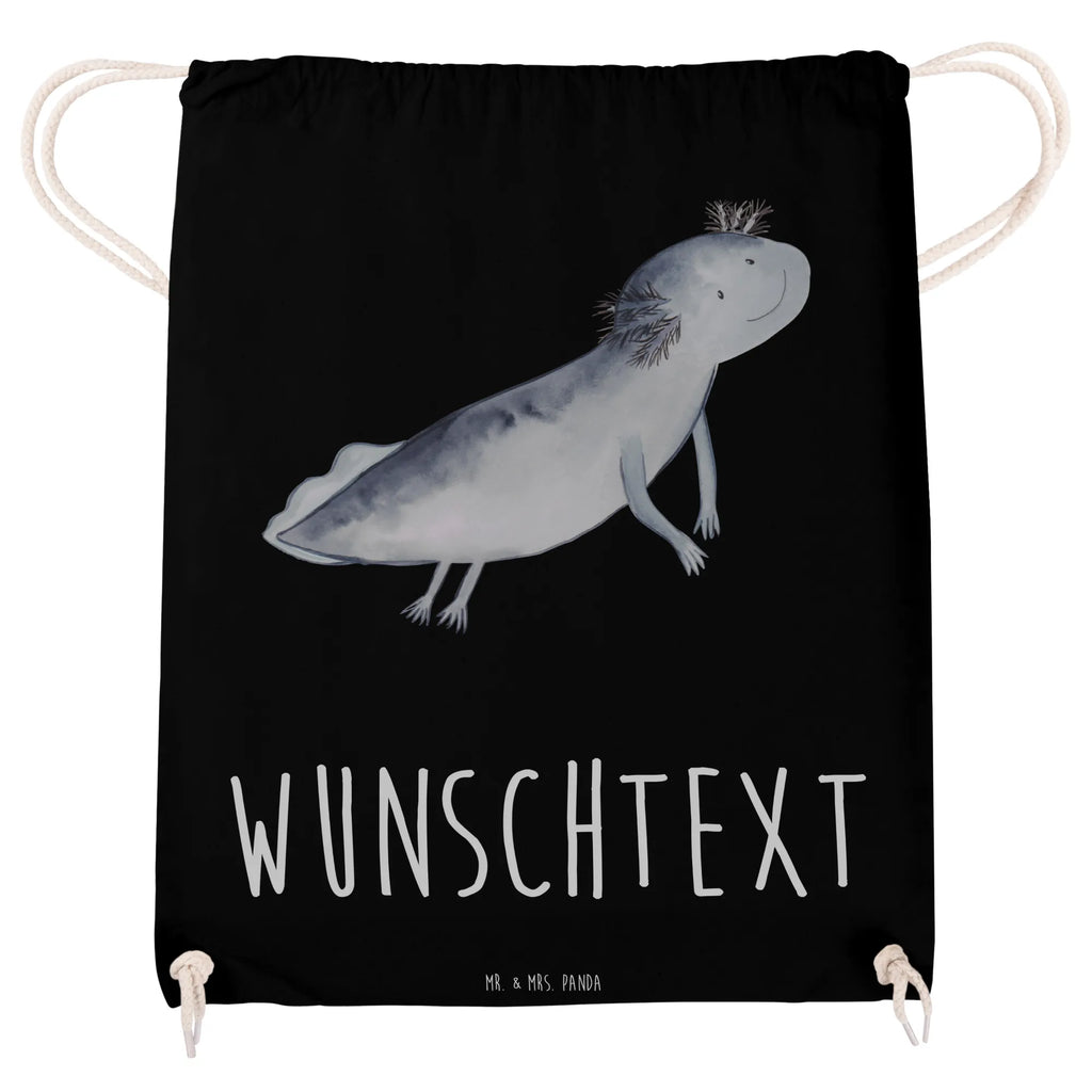 Personalized Sports Bag axolotl To swim Axolotl, Axelotl, marine animals, Mexican walking fish, salamander, solutions, problems, problem, amphibians, motivation, tail, axolot