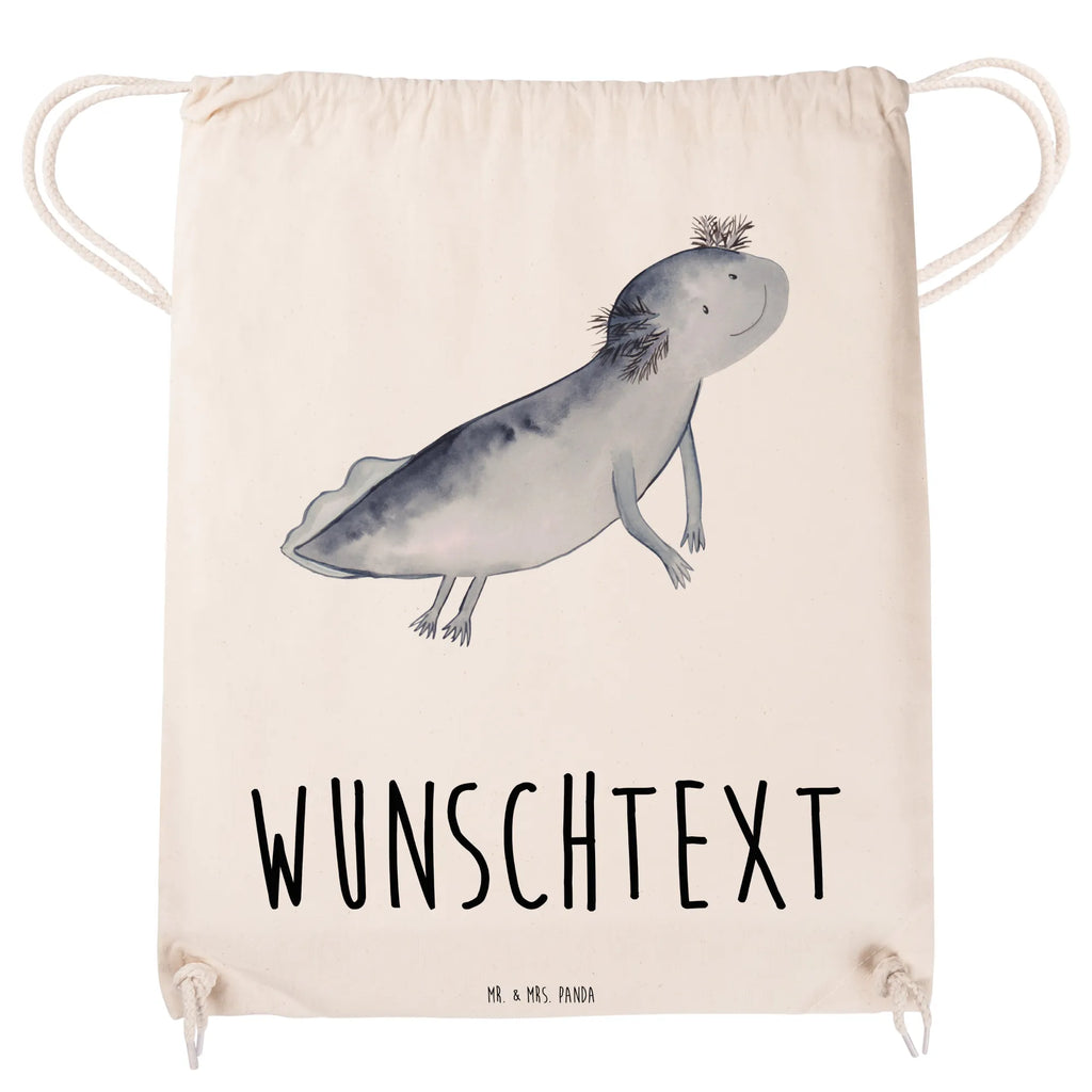 Personalized Sports Bag axolotl To swim Axolotl, Axelotl, marine animals, Mexican walking fish, salamander, solutions, problems, problem, amphibians, motivation, tail, axolot