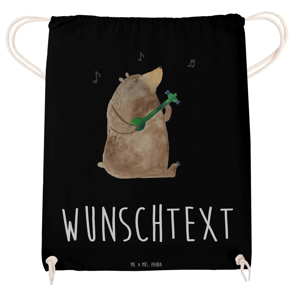 Spersonalizowana torba sportowa niedźwiedź Gitara Niedźwiedź, Miś, Pluszowy miś