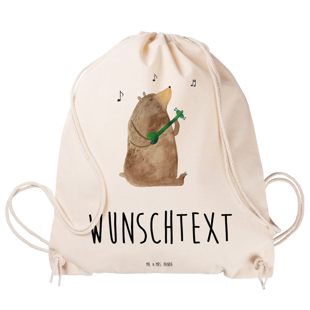 Spersonalizowana torba sportowa niedźwiedź Gitara Niedźwiedź, Miś, Pluszowy miś