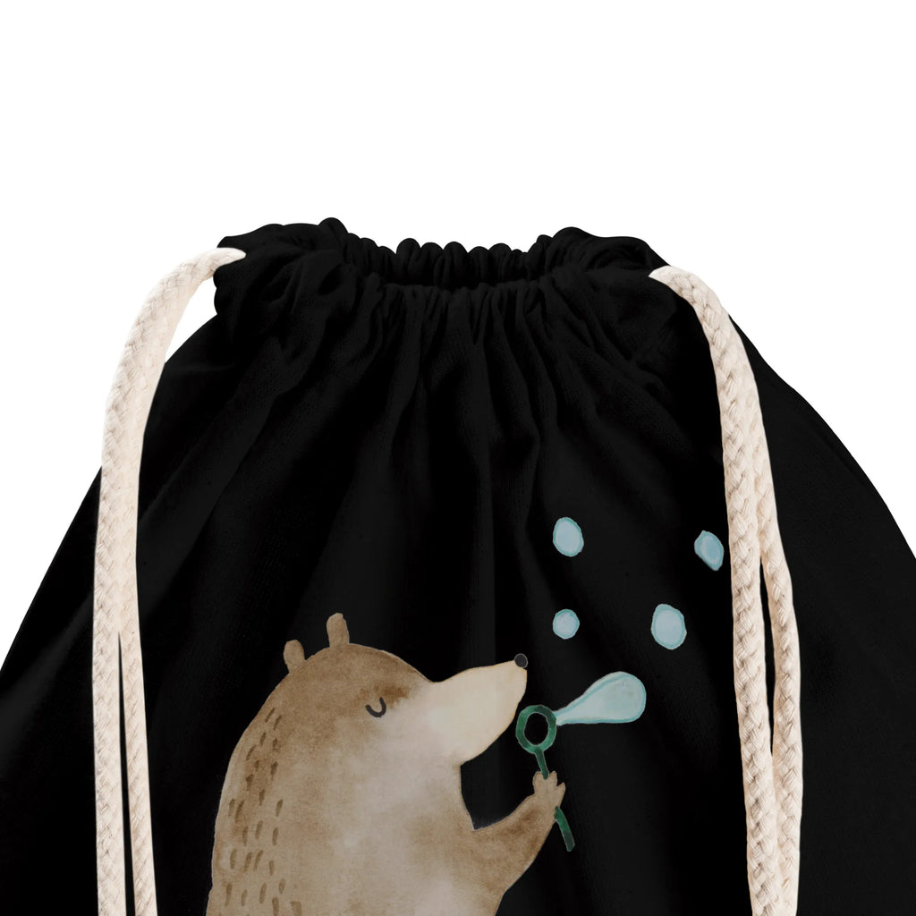 Personalized Sports Bag bear soap bubbles bear, teddy, teddy bear, cuddly toy, Soap Bubbles Bear Funny Being Happy Sad Happy