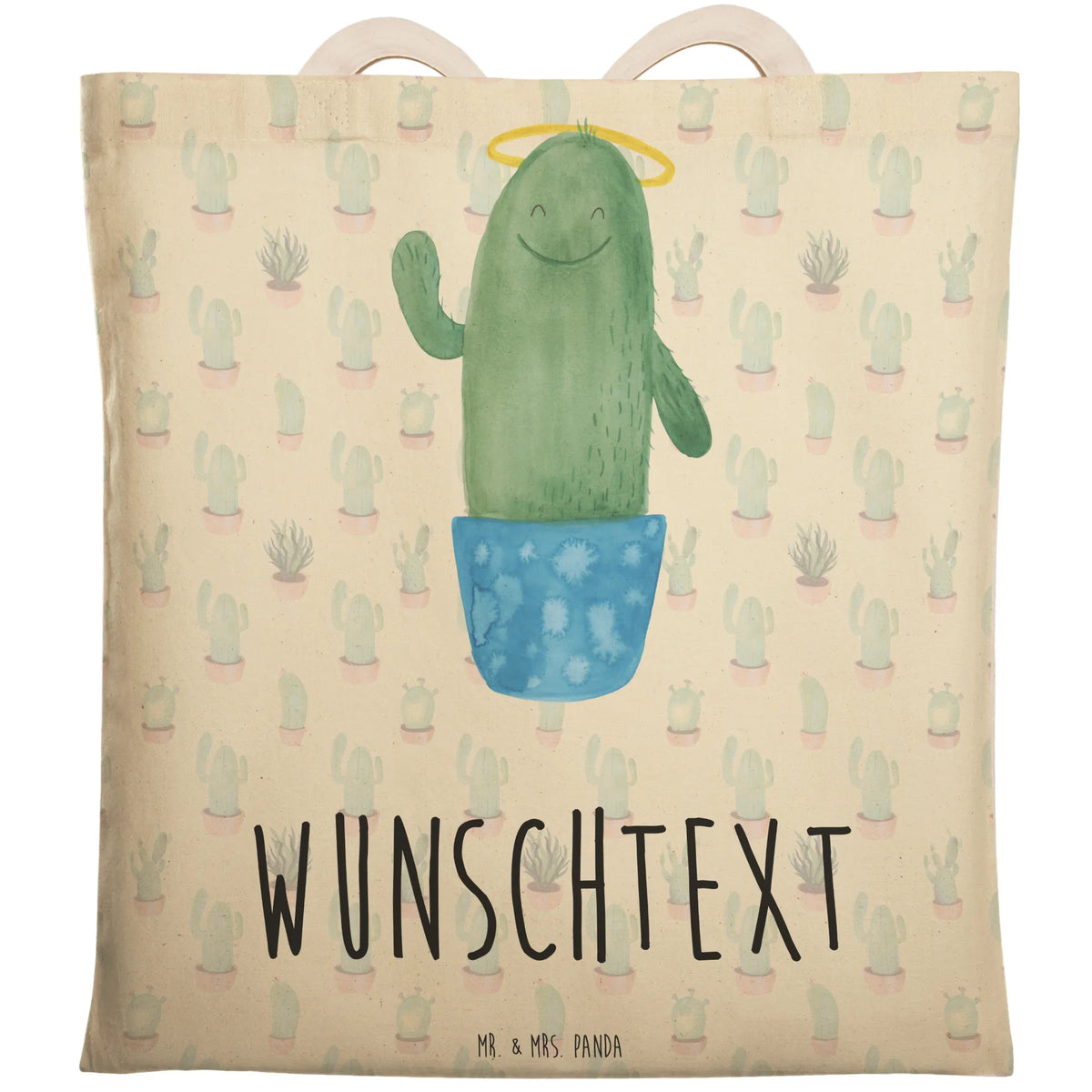 Personalized Shopping Bag cactus Holy cactus, cactuses, plants, cactus plant, small green cactus, girlfriend, child, sisters, cheeky, parents, halo