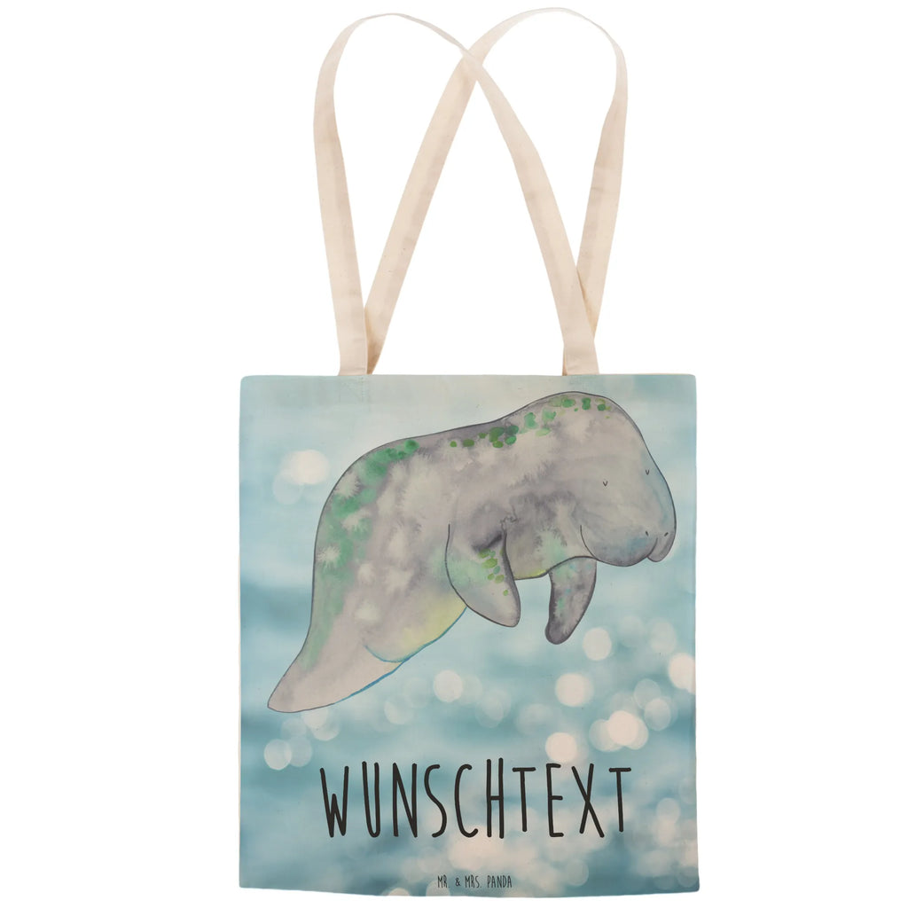 Personalized Shopping Bag manatee Relax Seafood, aquatic animals, ocean, sea, fish, shells, corals, reef, whale, narwhal, sea urchin, lobster, platypus, turtle, manatee, crocodile, orca, shrimp, gifts for seafood lovers, water world, underwater animals, underwater world, vacation, deep sea, seafood fans, gift ideas, seafood decoration, seafood posters, diet mania, sugar, manatees, sweets, food, losing weight, diet