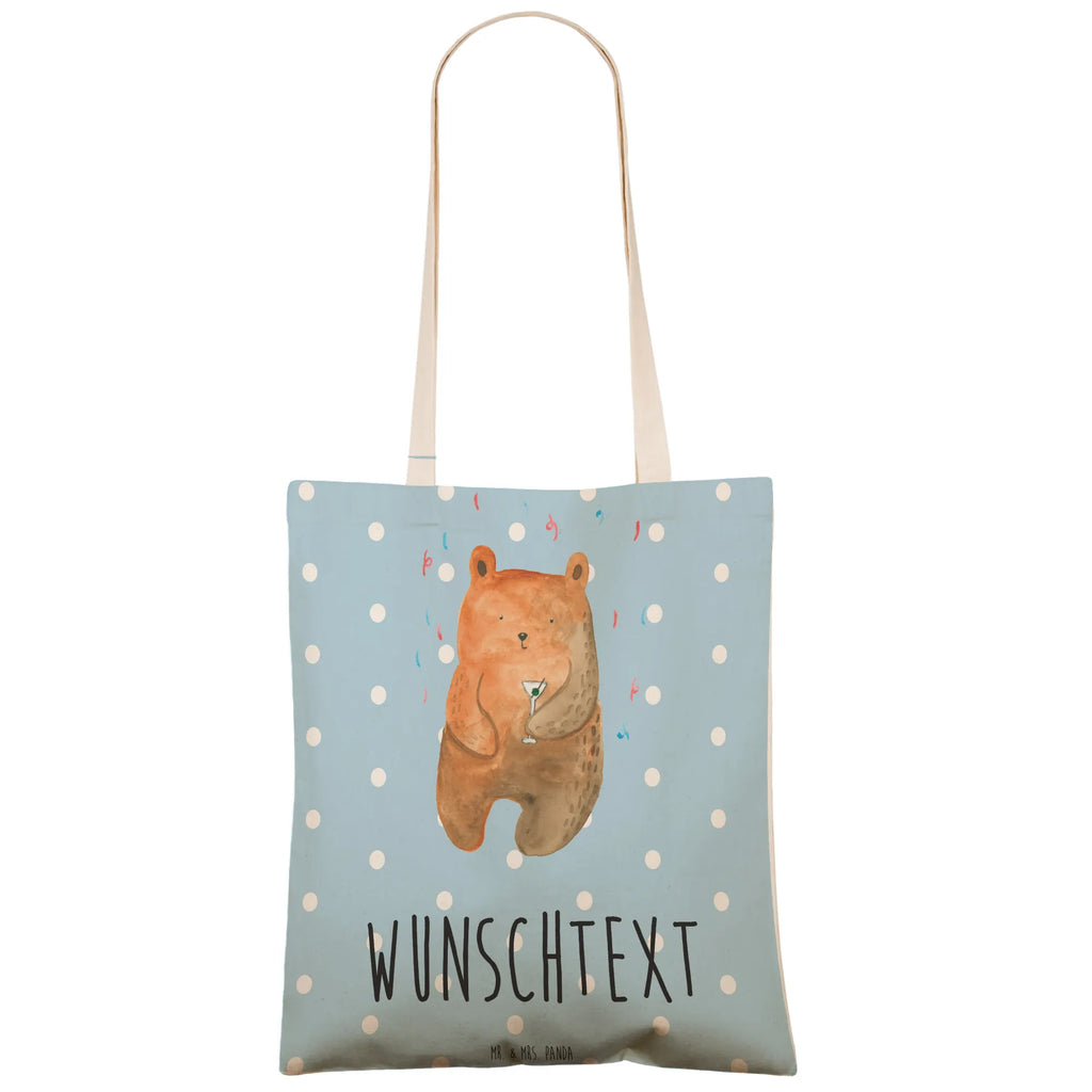 Personalizowana torba na zakupy Niedźwiedź Impreza Niedźwiedź, Miś, Pluszowy miś