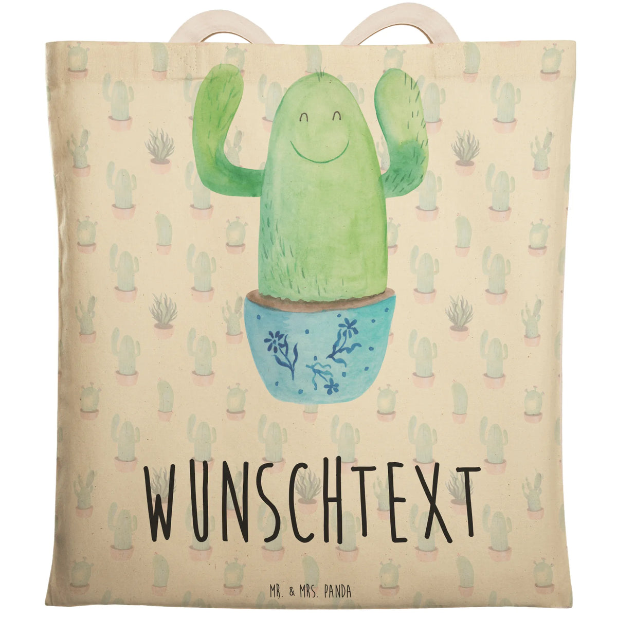 Personalized Shopping Bag cactus happy cactus, cactuses, plants, cactus plant, small green cactus, saying, child protection, colleague, friend, funny, office, new start, motivation, mother, office life, education, family, cacti