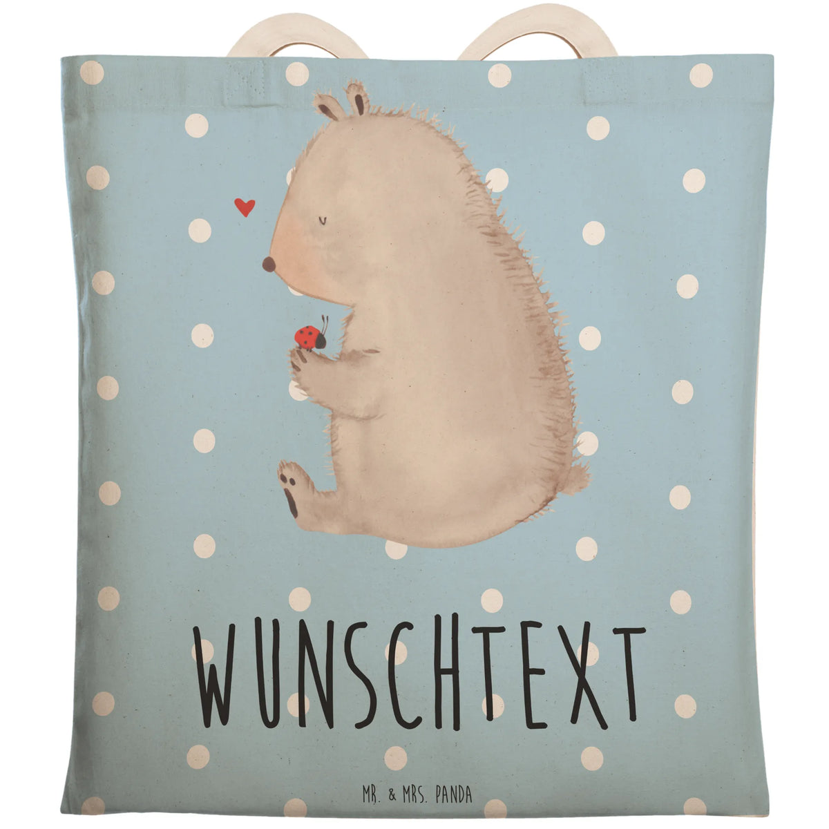 Personalized Shopping Bag bear ladybug bear, teddy, teddy bear, cuddly toy, freedom, ladybird, life is beautiful, motivation, love