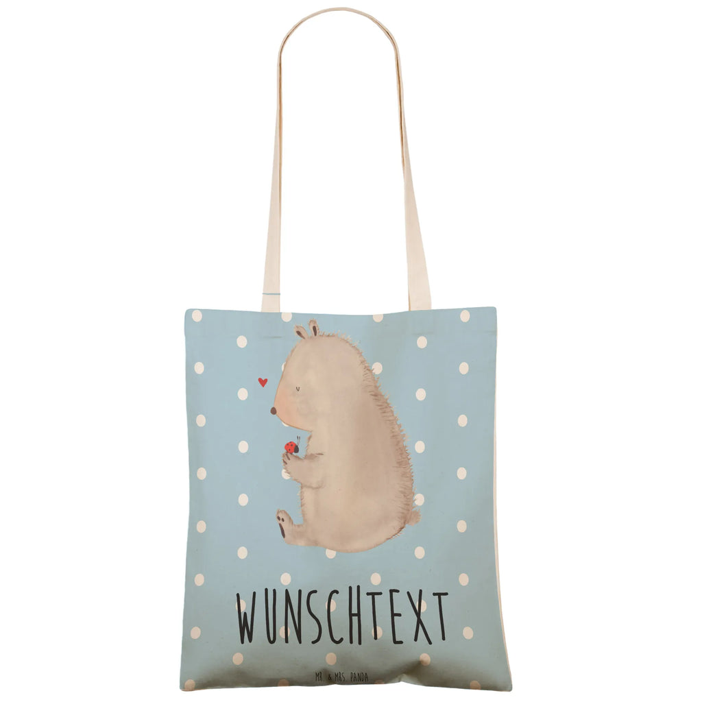 Personalized Shopping Bag bear ladybug bear, teddy, teddy bear, cuddly toy, freedom, ladybird, life is beautiful, motivation, love