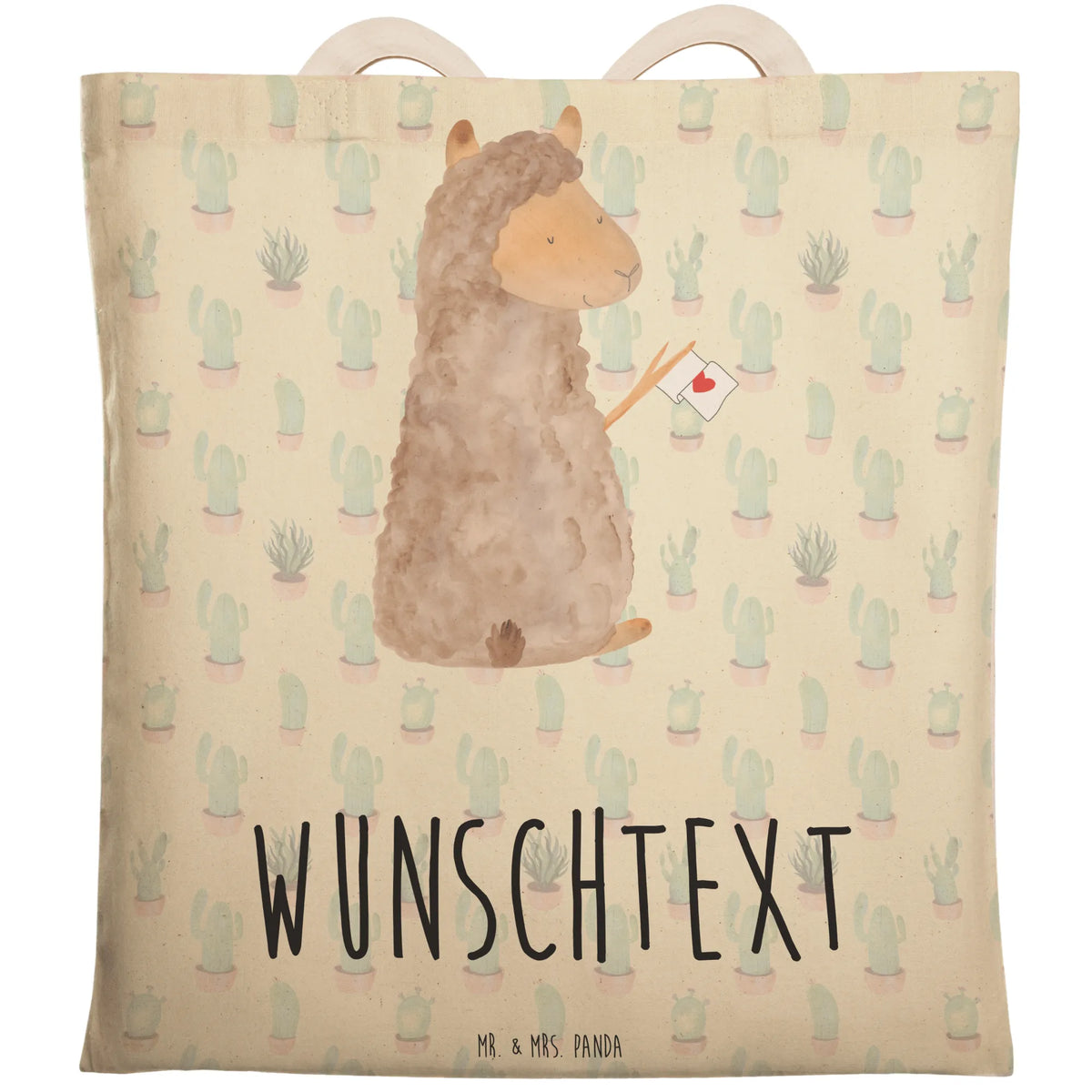 Personalized Shopping Bag alpaca banner alpaca, llama, pako, camel, Peru, animal, favourite animal, Alpaca, llamas, love, alpacas
