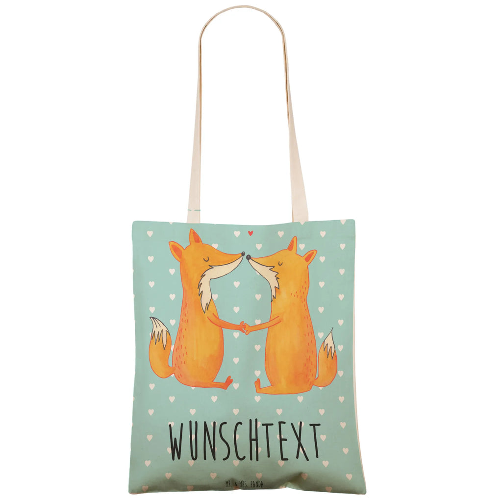 Personalized Shopping Bag foxes Love fox, foxes, forest wildlife, clever as a fox, animal lover, love, marriage, lovers, couple, proof of love, fiancée, husband, wife, partner, boyfriend, girlfriend