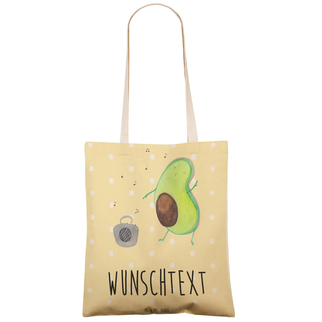 Personalizowana torba na zakupy Awokado tańczyć Awokado, Warzywa, Wegan, Zdrowy