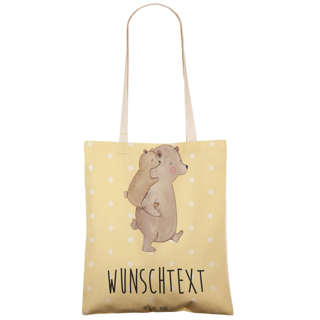 Personalizowana torba na zakupy Tata Niedźwiedź Rodzina, Dzień Ojca, Dzień Matki, brat, siostra, mama, tata, babcia, dziadek