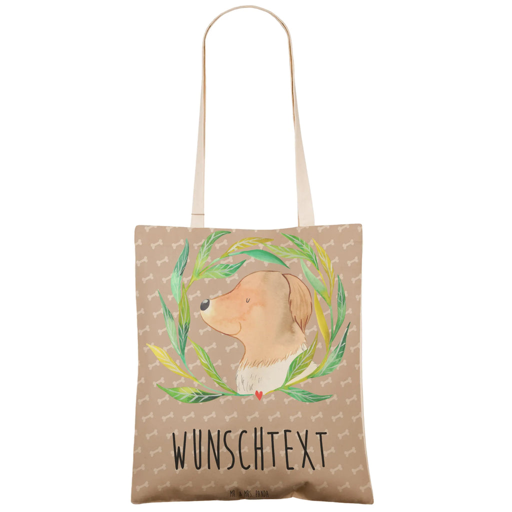 Personalizowana torba na zakupy pies kwiaty Pies, motyw psa, zwierzę domowe, rasa psa, miłośnik zwierząt, właściciel psa, powiedzenia