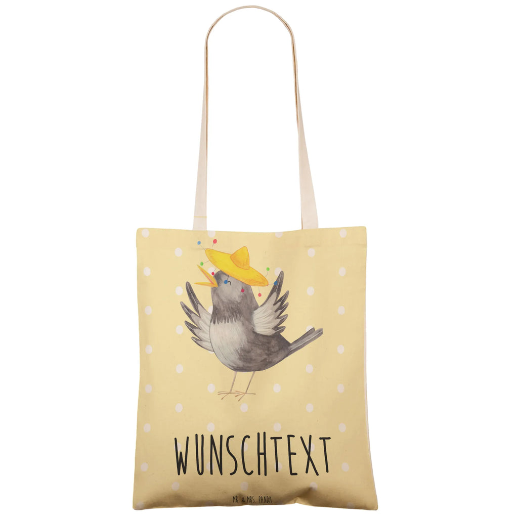 Personalizowana torba na zakupy kruk Sombrero Motywy zwierzęce, dobra energia, zabawne powiedzonka, zwierzęta