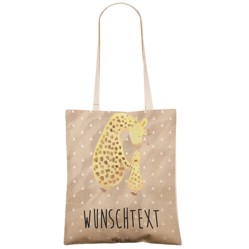 Personalizowana torba na zakupy żyrafa dziecko Afryka, dzikie zwierzęta