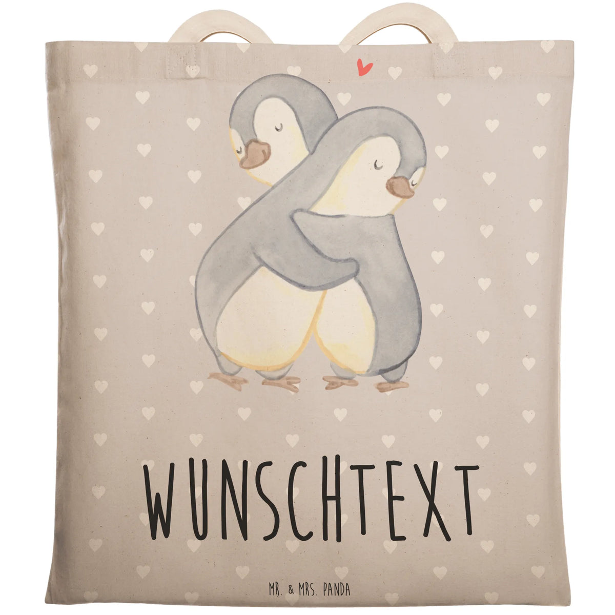 Personalized Shopping Bag penguins Cuddle Love, Loving, Two, Together, Marriage, Engagement, Proposal of marriage, Love gift, gift for her, gift for him, anniversary gift, Valentine's Day Gift for Women Love Gift Anniversary Wedding Anniversary Party Favor Gift for Girlfriend Gift for Partner Boyfriend Gift Token of Love for Men for Husband