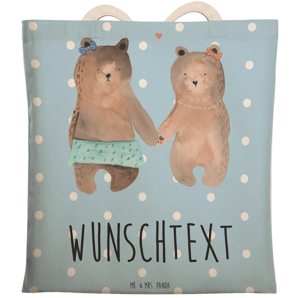 Personalized Shopping Bag bear Girlfriend bear, teddy, teddy bear, cuddly toy, bear girlfriend best friend love proof of love loves buddy buddy