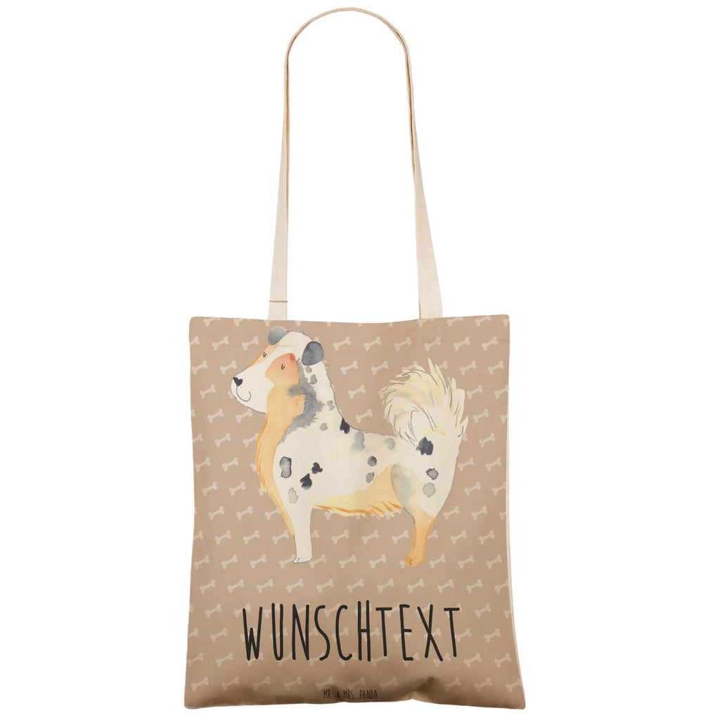 Personalizowana torba na zakupy Pies Owczarek australijski Pies, motyw psa, zwierzę domowe, rasa psa, miłośnik zwierząt, właściciel psa, powiedzenia