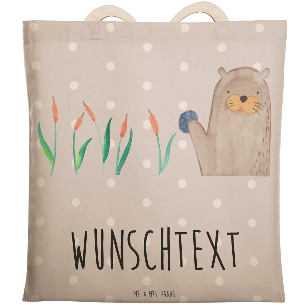 Personalized Shopping Bag otter Stone otter, marten, sea otter, European otter, water mammal, aquatic animal, baby otter, predator, water, otter gifts, animal lover, gift ideas for animal lovers, animal, mammal, water animal, gifts for people in love, Otter Sea Otter Lake Otter