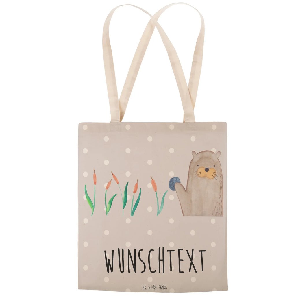 Personalized Shopping Bag otter Stone otter, marten, sea otter, European otter, water mammal, aquatic animal, baby otter, predator, water, otter gifts, animal lover, gift ideas for animal lovers, animal, mammal, water animal, gifts for people in love, Otter Sea Otter Lake Otter