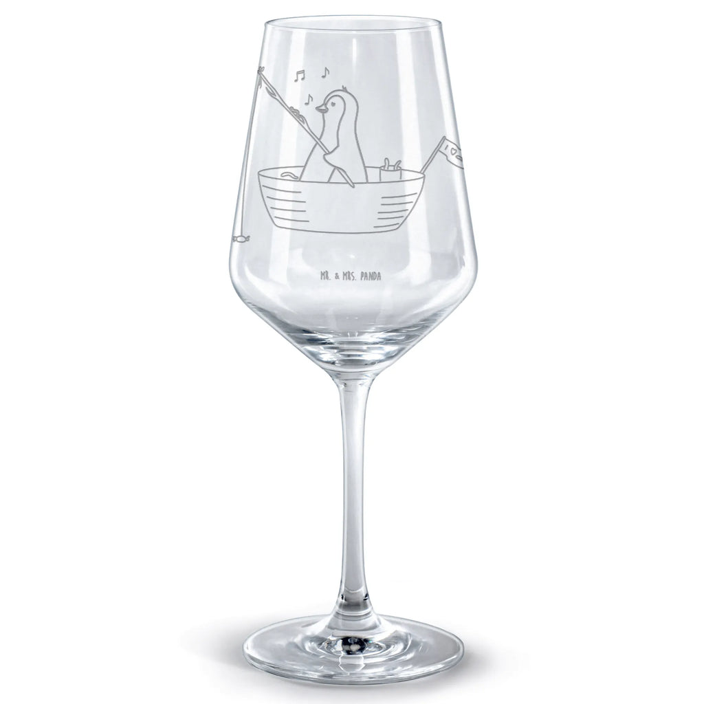 Kieliszek do czerwonego wina pingwin łódka wędkarska Pinguin
