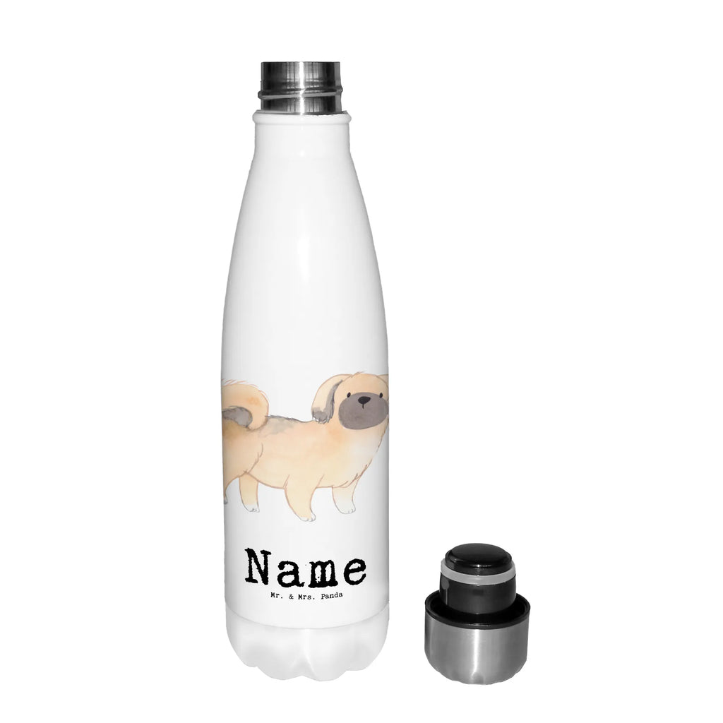 Personalised insulated bottle Pekingese Lifesaver Dog, dog breed, purebred dog, dog owner, gift, animal lover, giving, puppy