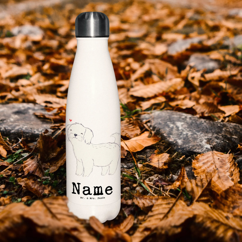 Personalised insulated bottle Maltese Lifesaver Dog, dog breed, purebred dog, dog owner, gift, animal lover, giving, puppy