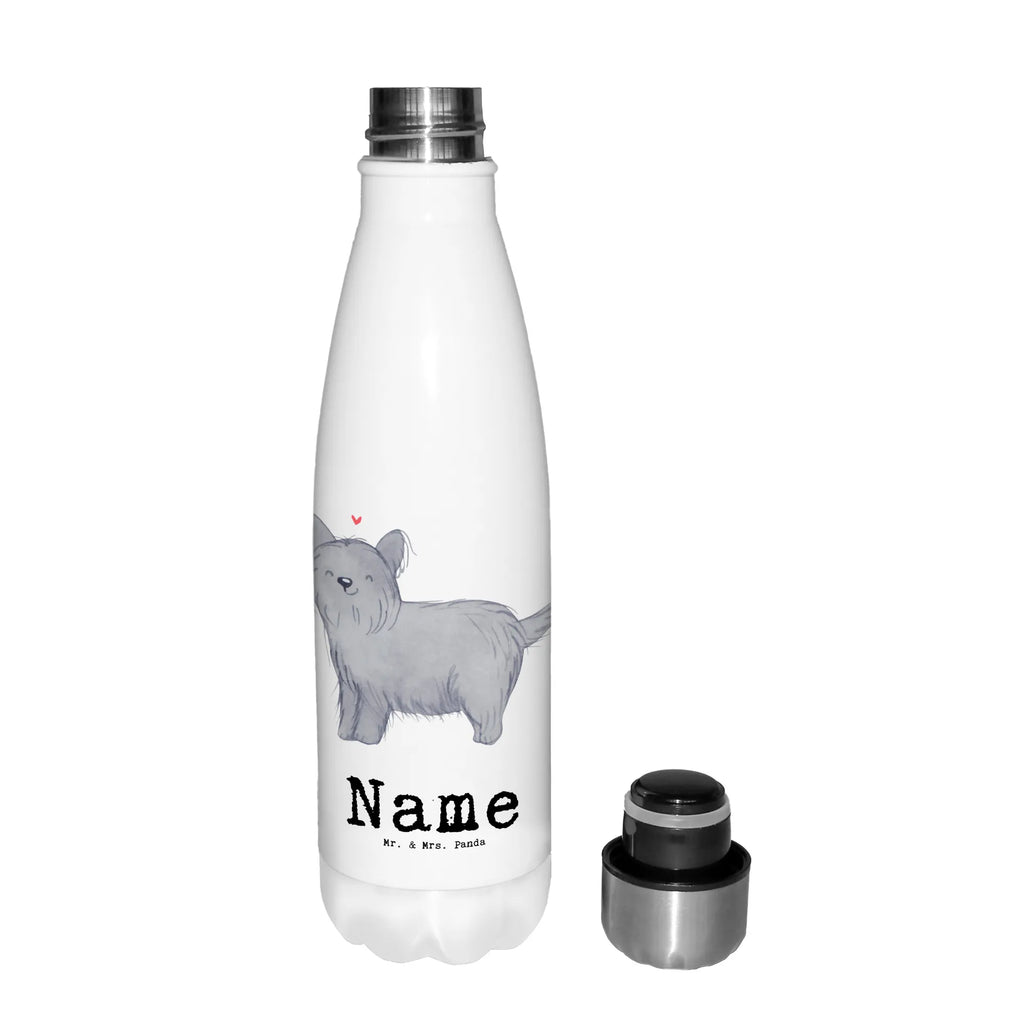 Personalised insulated bottle Skye Terrier Lifesaver Dog, dog breed, purebred dog, dog owner, gift, animal lover, giving, puppy