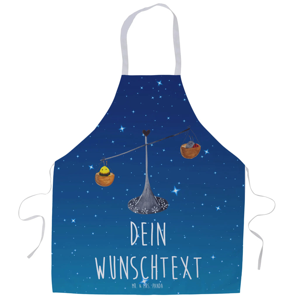 Personalized Cooking Apron Star sign Scale constellations, birthdays, astrology, zodiac, date of birth, month of birth, Libra, gift October, Libra zodiac sign, balance, ladybird, birthday October, bee, birthday September, gift September, bumble bee, Libra gift
