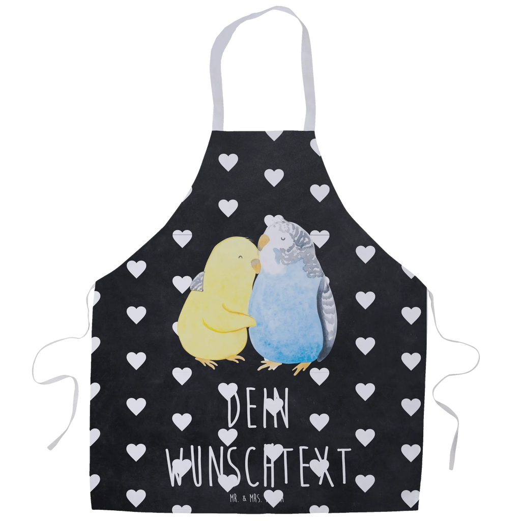 Personalized Cooking Apron Parakeets in love Love, Loving, Two, Together, Marriage, Engagement, Proposal of marriage, Love gift, gift for her, gift for him, anniversary gift, trust, birds, closeness, budgie, love, cuddling