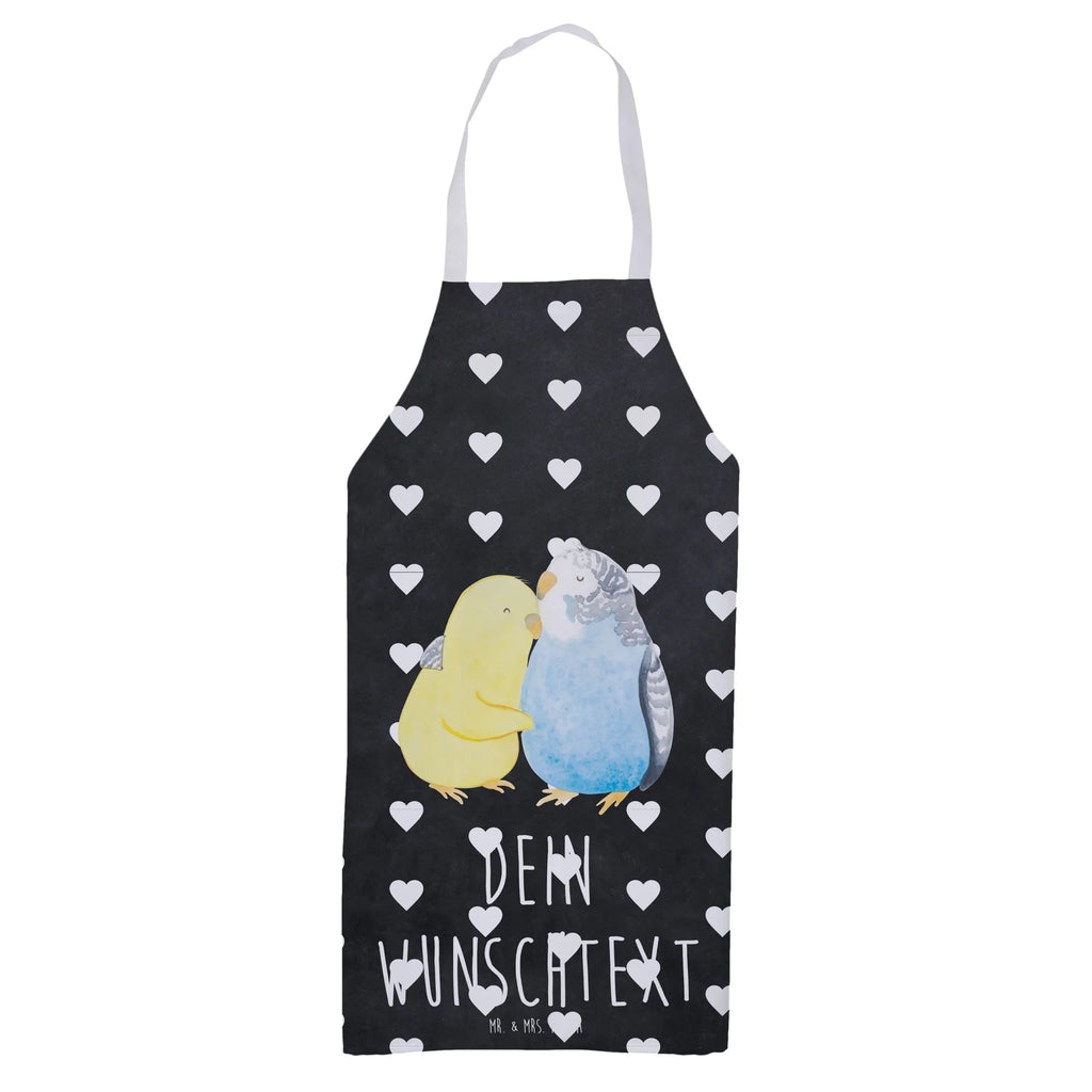 Personalized Cooking Apron Parakeets in love Love, Loving, Two, Together, Marriage, Engagement, Proposal of marriage, Love gift, gift for her, gift for him, anniversary gift, trust, birds, closeness, budgie, love, cuddling