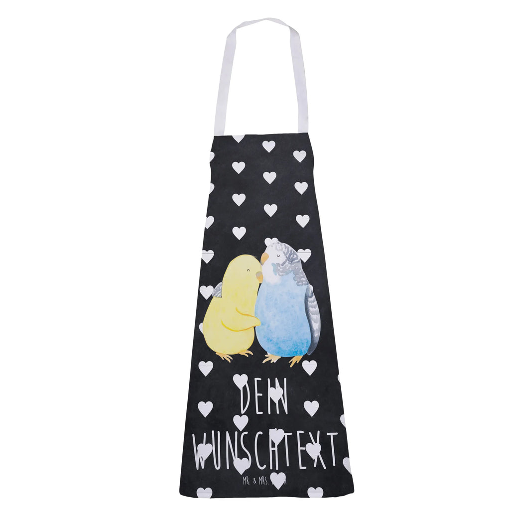 Personalized Cooking Apron Parakeets in love Love, Loving, Two, Together, Marriage, Engagement, Proposal of marriage, Love gift, gift for her, gift for him, anniversary gift, trust, birds, closeness, budgie, love, cuddling