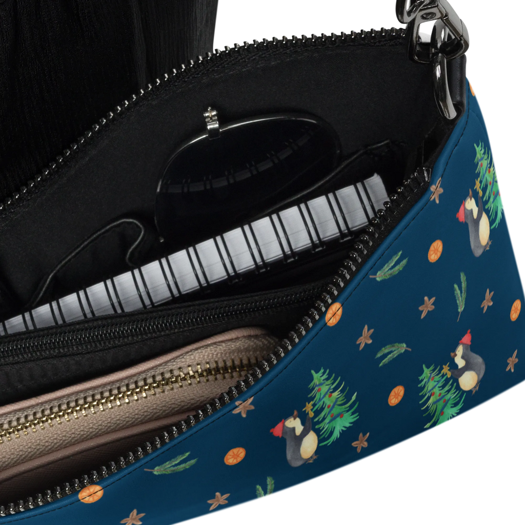 Torebka Pingwin choinka Zima, Boże Narodzenie, dekoracje świąteczne, Mikołaj, Adwent, Wigilia, zimowy motyw