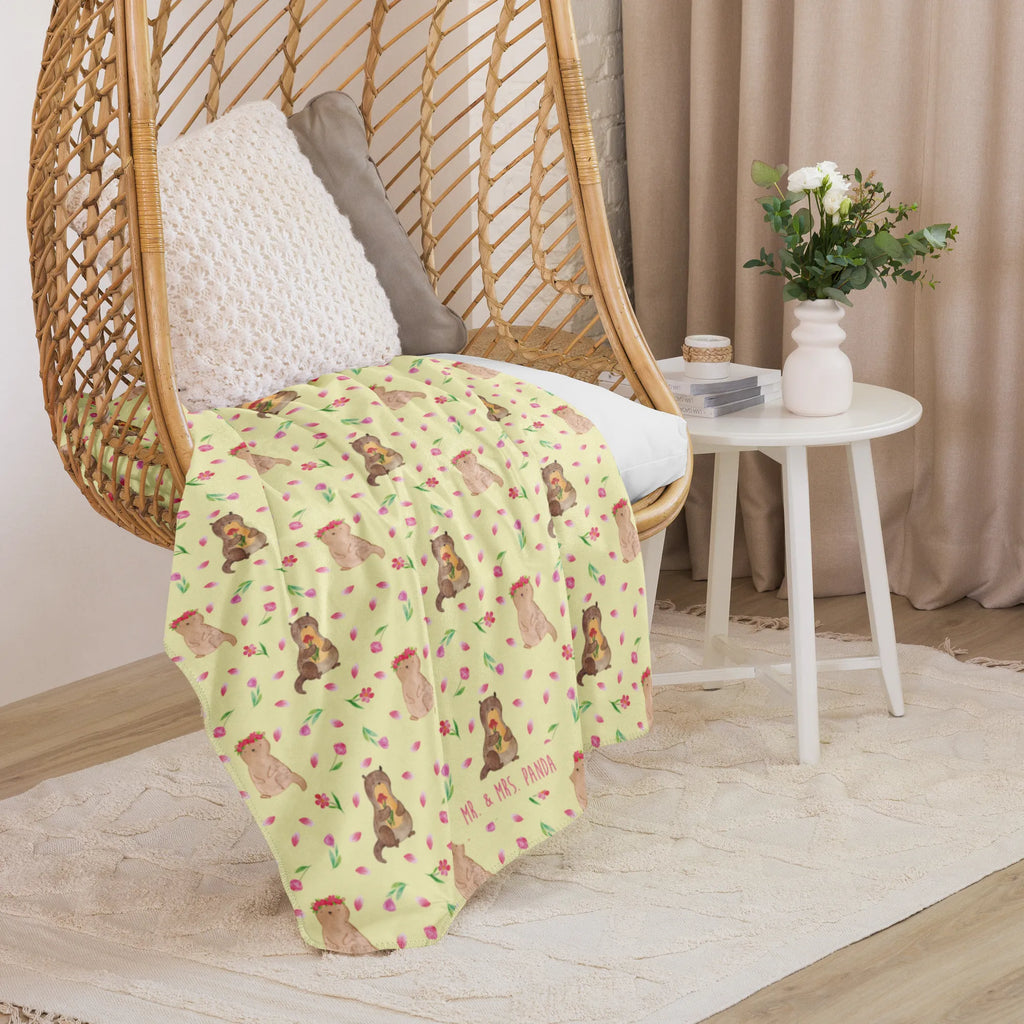 Sherpa cuddly blanket otter Bunch of flowers Otter, Fischotter, Seeotter, Otter Seeotter See Otter