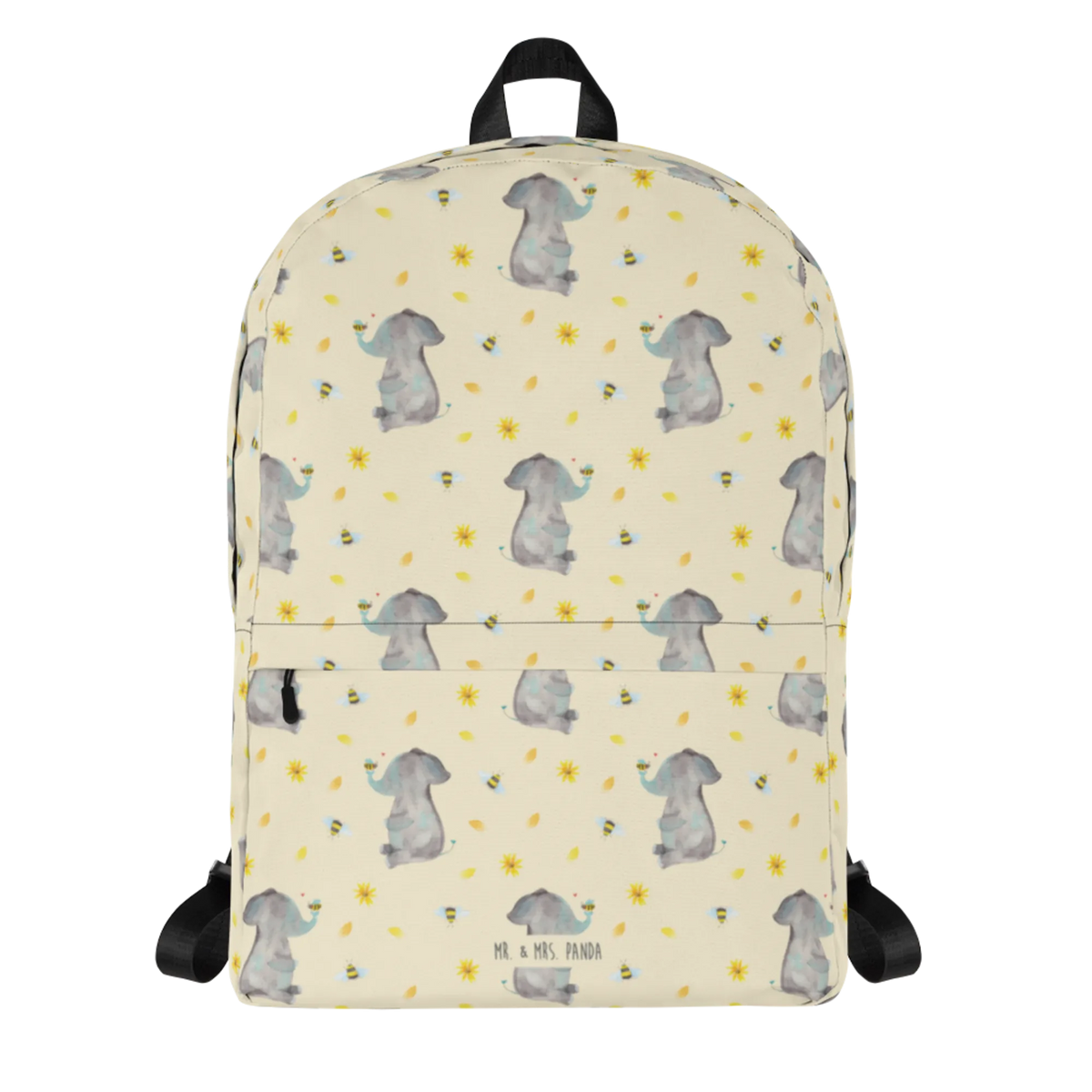 Backpack elephant bee card, gift ideas, gifts, small animals, cute, cute animal motives, hand drawn, funny sayings, good mood, special gifts, animal lover, marriage proposal, proof of love, love gift, elephant, love saying, wedding gift, anniversary