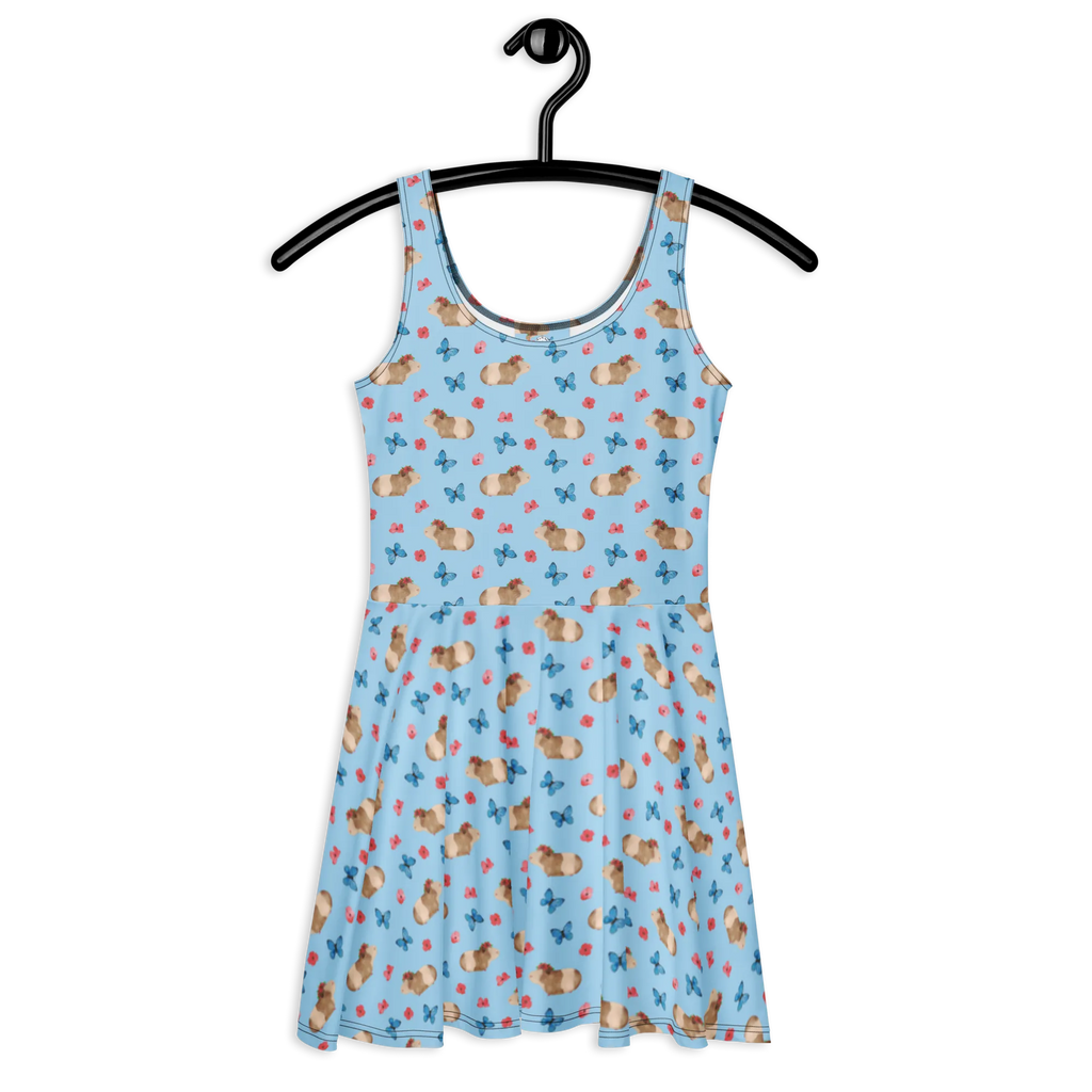 Sommerkleid Meerschweinchen Weisheit Muster Sommerkleid, Kleid, Skaterkleid, Tiere, Tiermotive, Lustige Sprüche, Gute Laune, Meerie, Weisheit, Spruch, Blumenkind, Meerschweinchen, Motivation, Wunderland, Wunder, Meeries, Realität