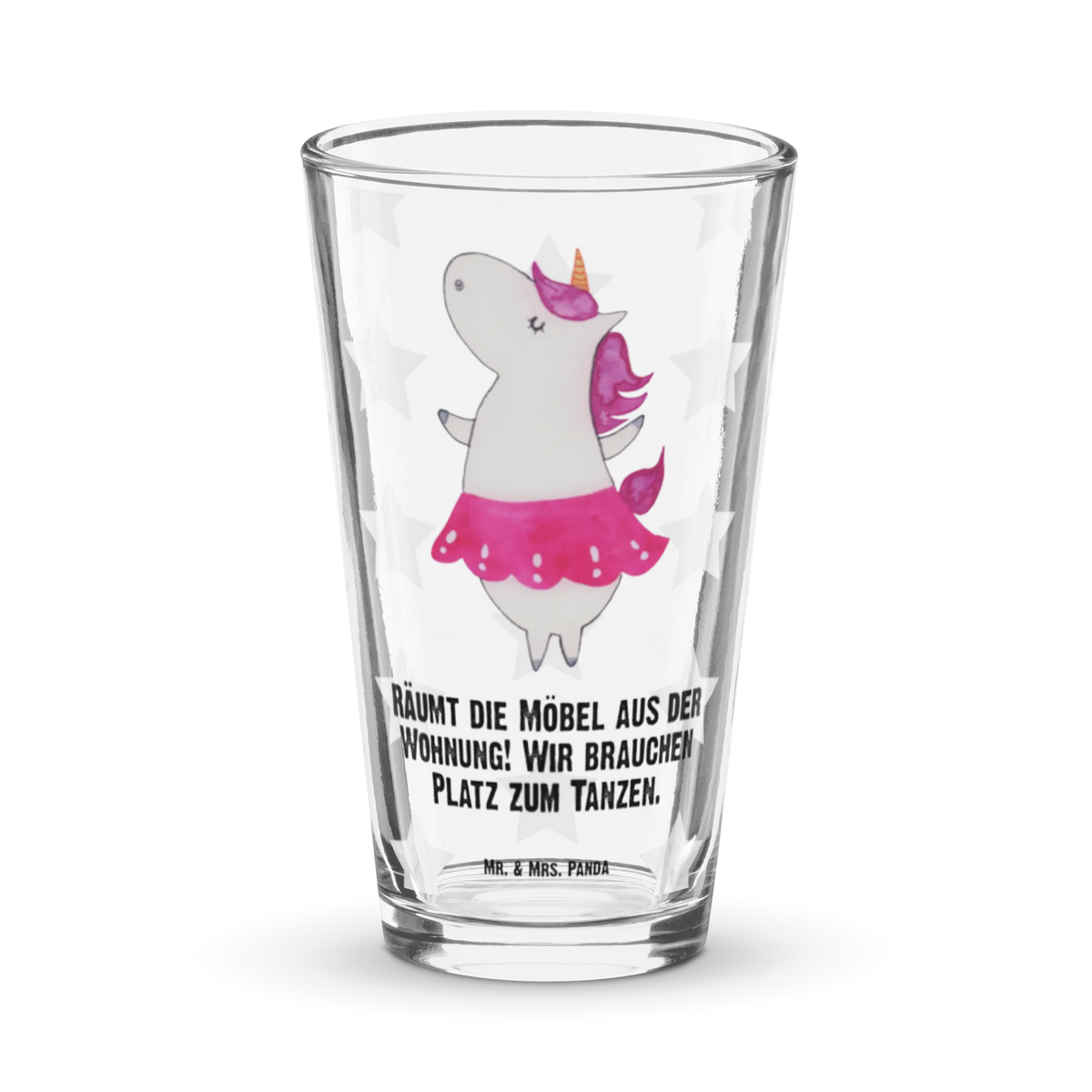 Premium drinking glass unicorn ballerina beer glass, lead-free crystal glass, drinking glass, water glass, cocktail glass, pint glass, tumbler, stemware, highball glass, dishwasher safe glass, glass, premium glassware, luxury drinking glass, barware, unicorn, unicorns, Dancing, Celebration, dancer present, Unicorn, English, Fun, Dancer gift, Einhorn, Party, Ballerina, Flat