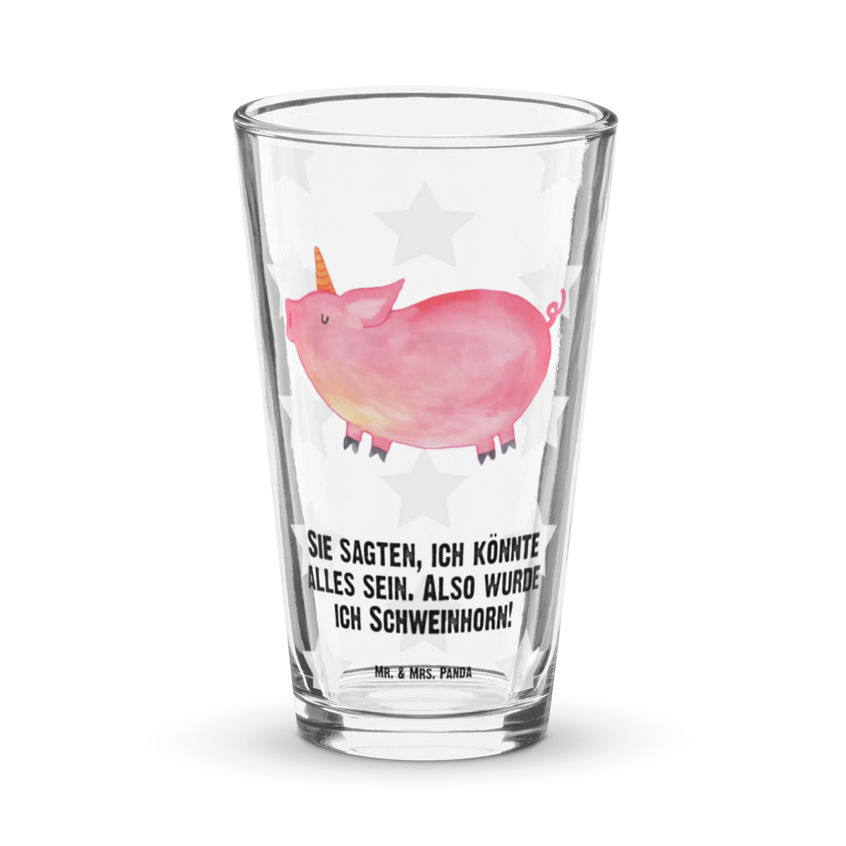 Premium drinking glass unicorn Pig Funny saying, piggycorn, pigcorn, girlfriend gift