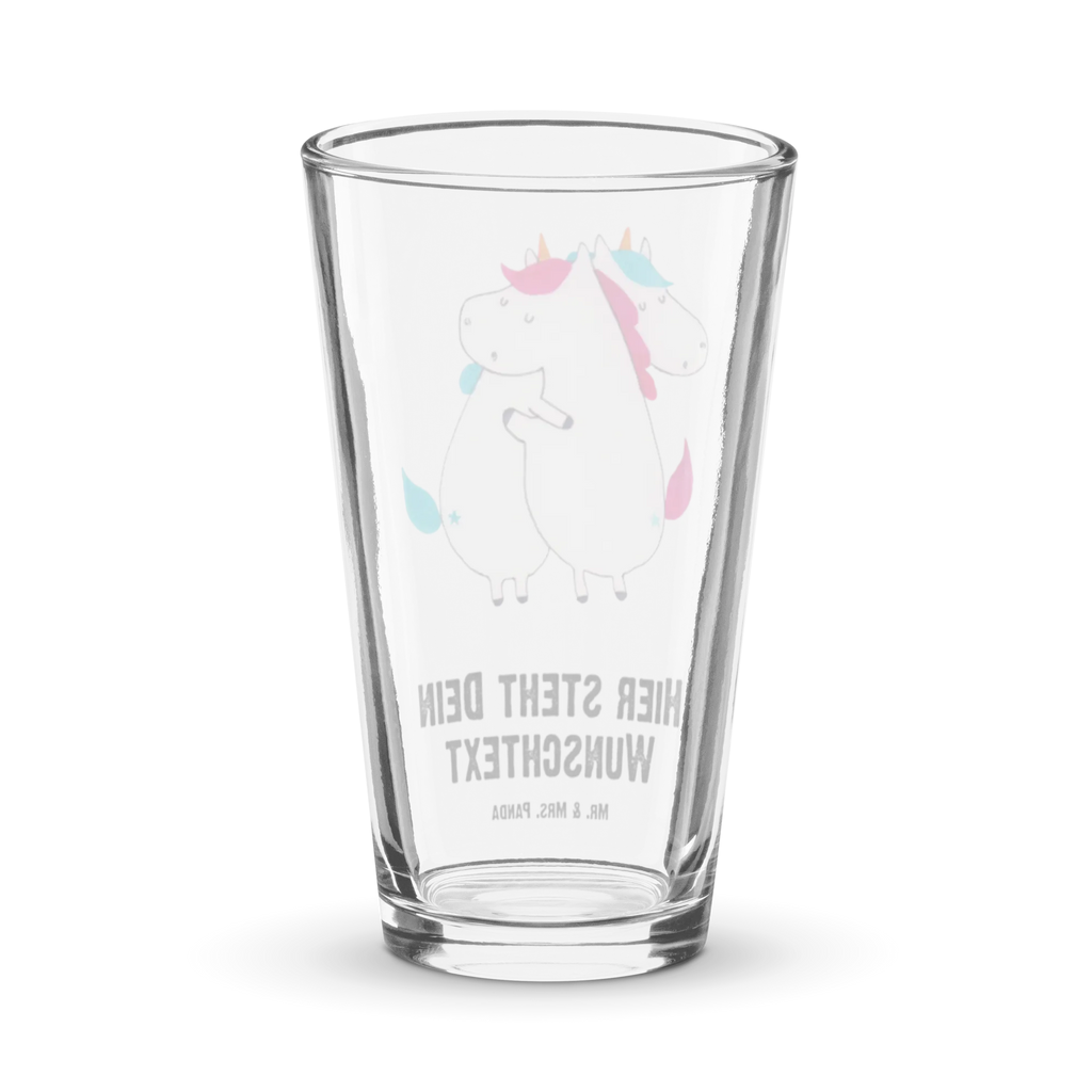 Spersonalizowana szklanka do picia Jednorożce Przytulanie Jednorożec, jednorożce, dekoracje jednorożca, jednorożec