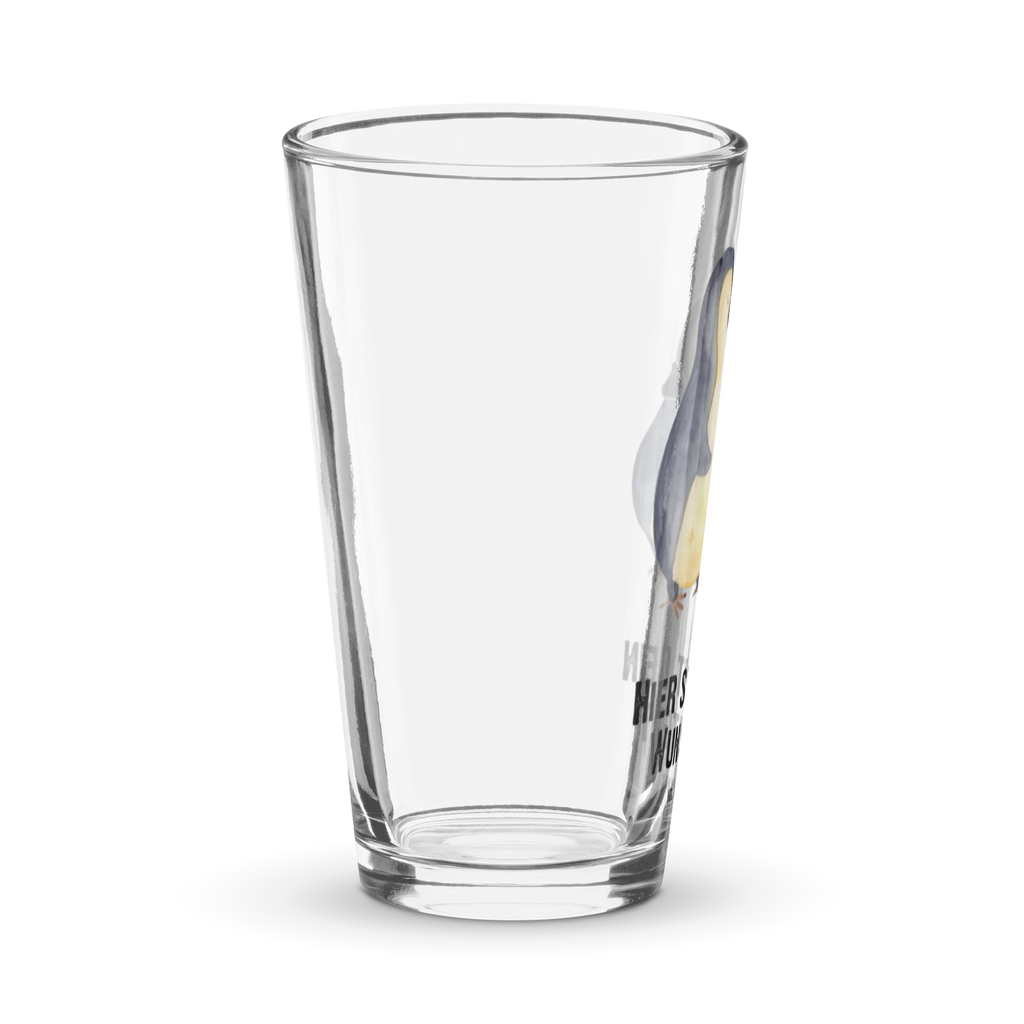 Personalized Drinking Glass Penguin embrace Penguin, North Pole, Winter, Penguins, wedding day, wedding gift, anniversary, wedding, penguin, engagement, proof of love, love gift, love, lovers