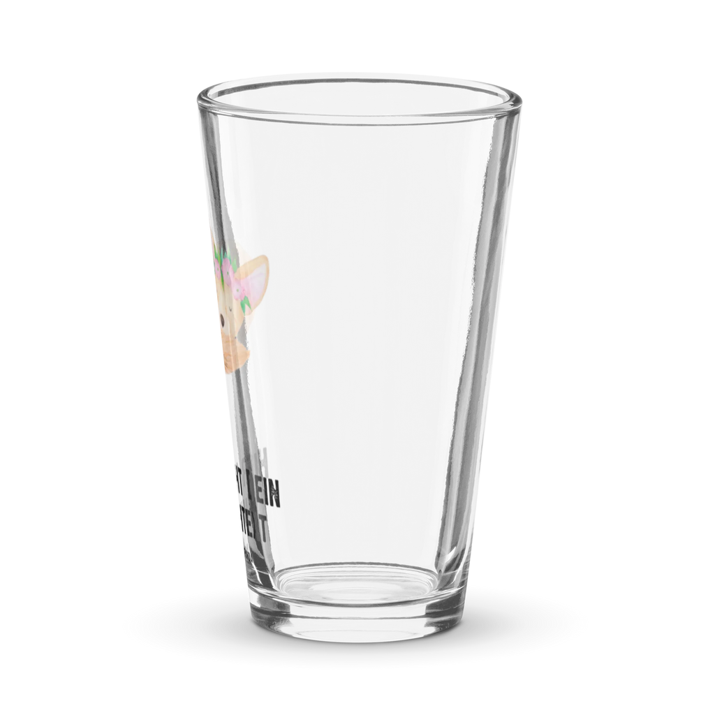 Spersonalizowana szklanka do picia lis pustynny kwiaty Afryka, dzikie zwierzęta