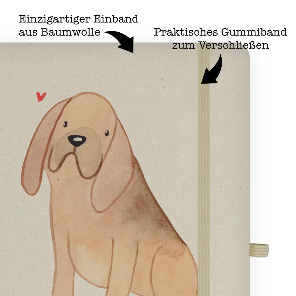 Personalised notebook Bloodhound Lifesaver Dog, dog breed, purebred dog, dog owner, gift, animal lover, giving, puppy