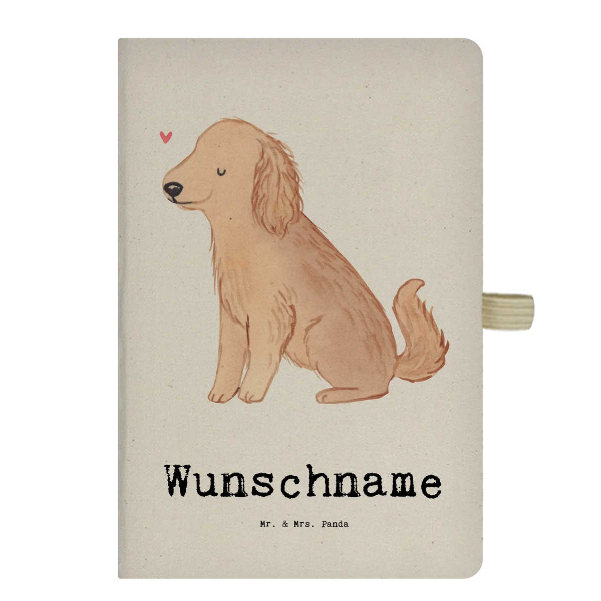 Personalised notebook Cocker Spaniel Lifesaver Dog, dog breed, purebred dog, dog owner, gift, animal lover, giving, puppy
