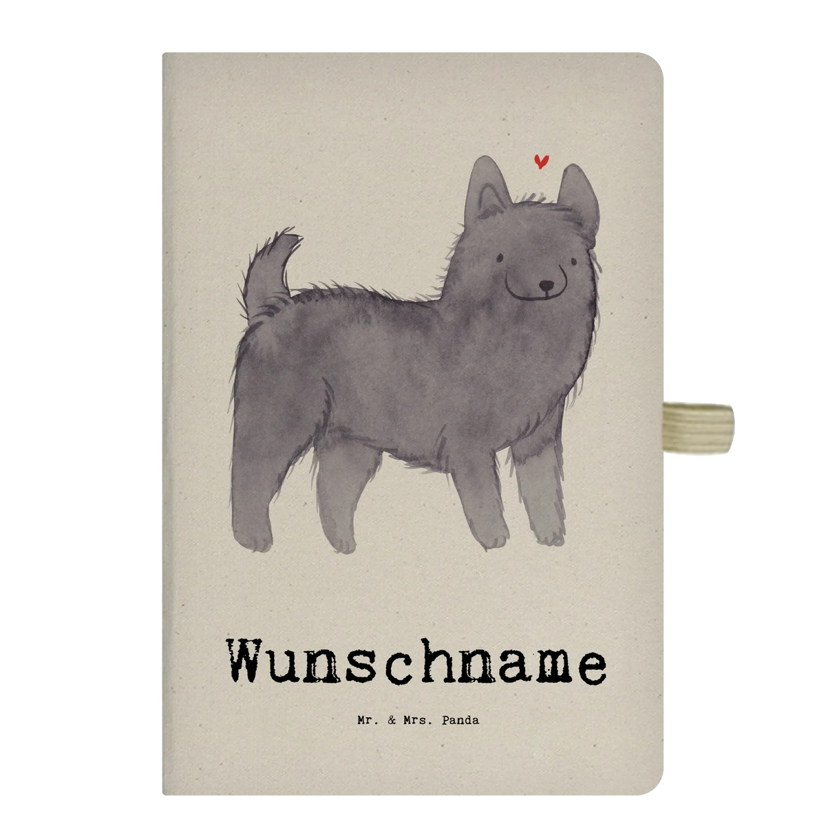 Personalised notebook Schipperke Lifesaver Dog, dog breed, purebred dog, dog owner, gift, animal lover, giving, puppy