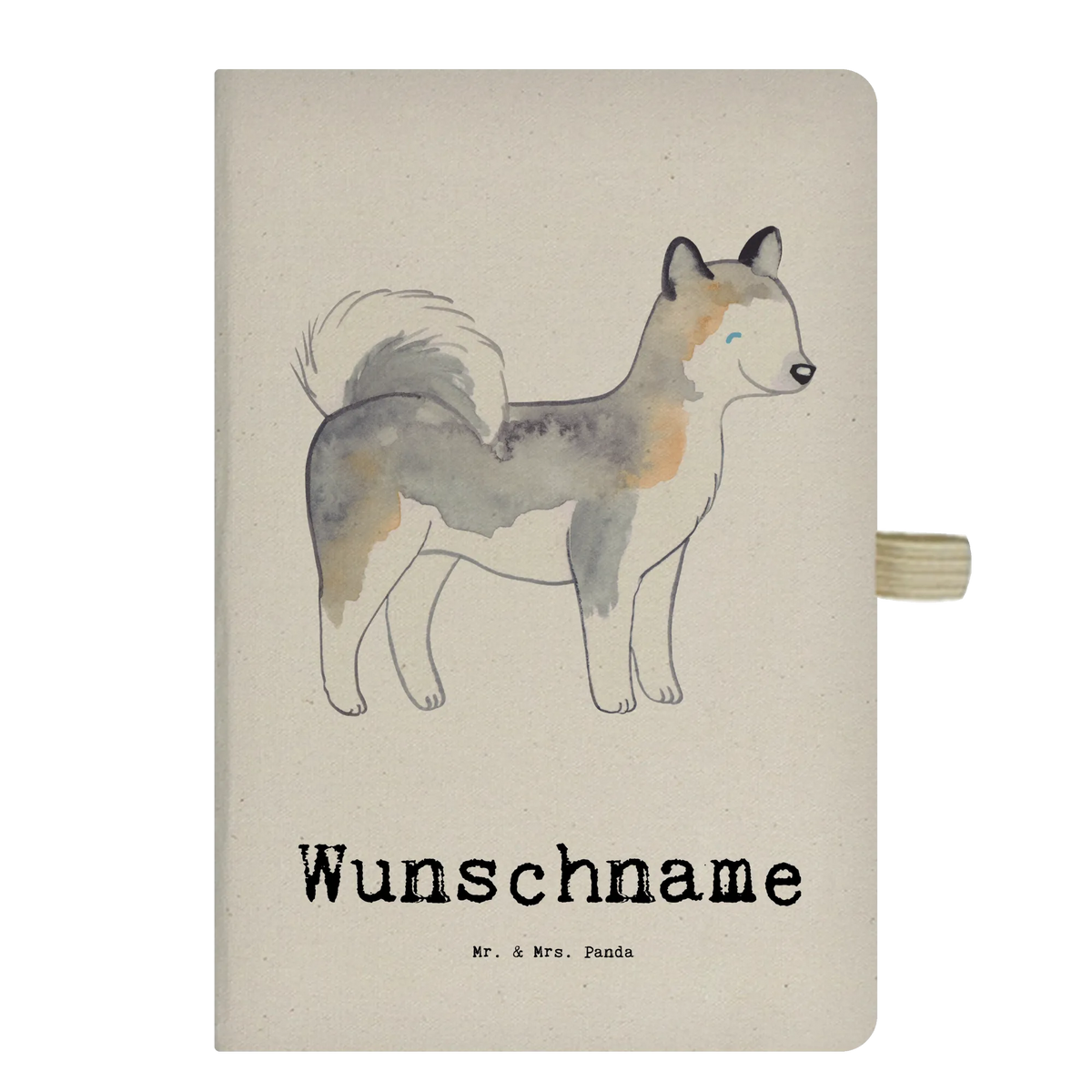 Personalised notebook Siberian Husky Lifesaver Dog, dog breed, purebred dog, dog owner, gift, animal lover, giving, puppy